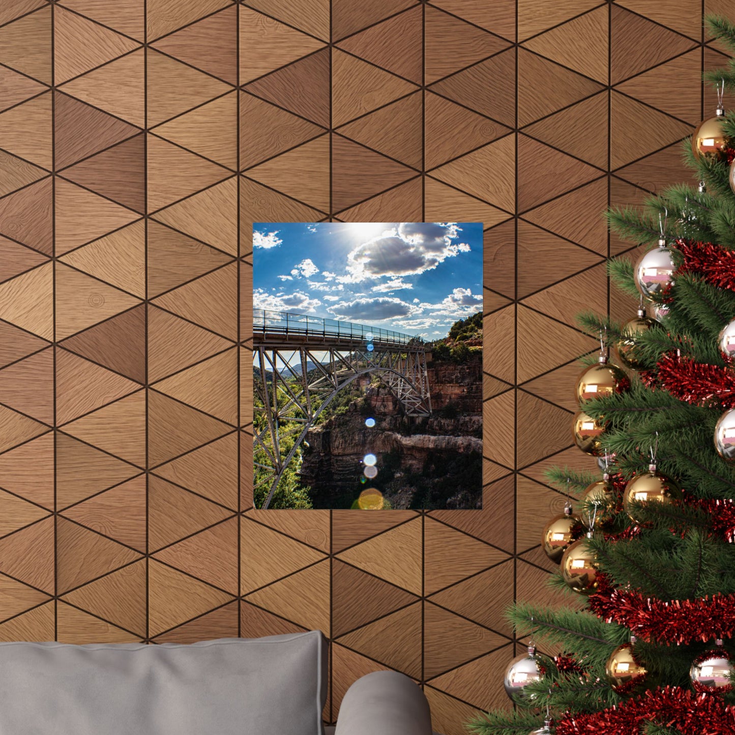 Vertical Poster - Sedona Bridge