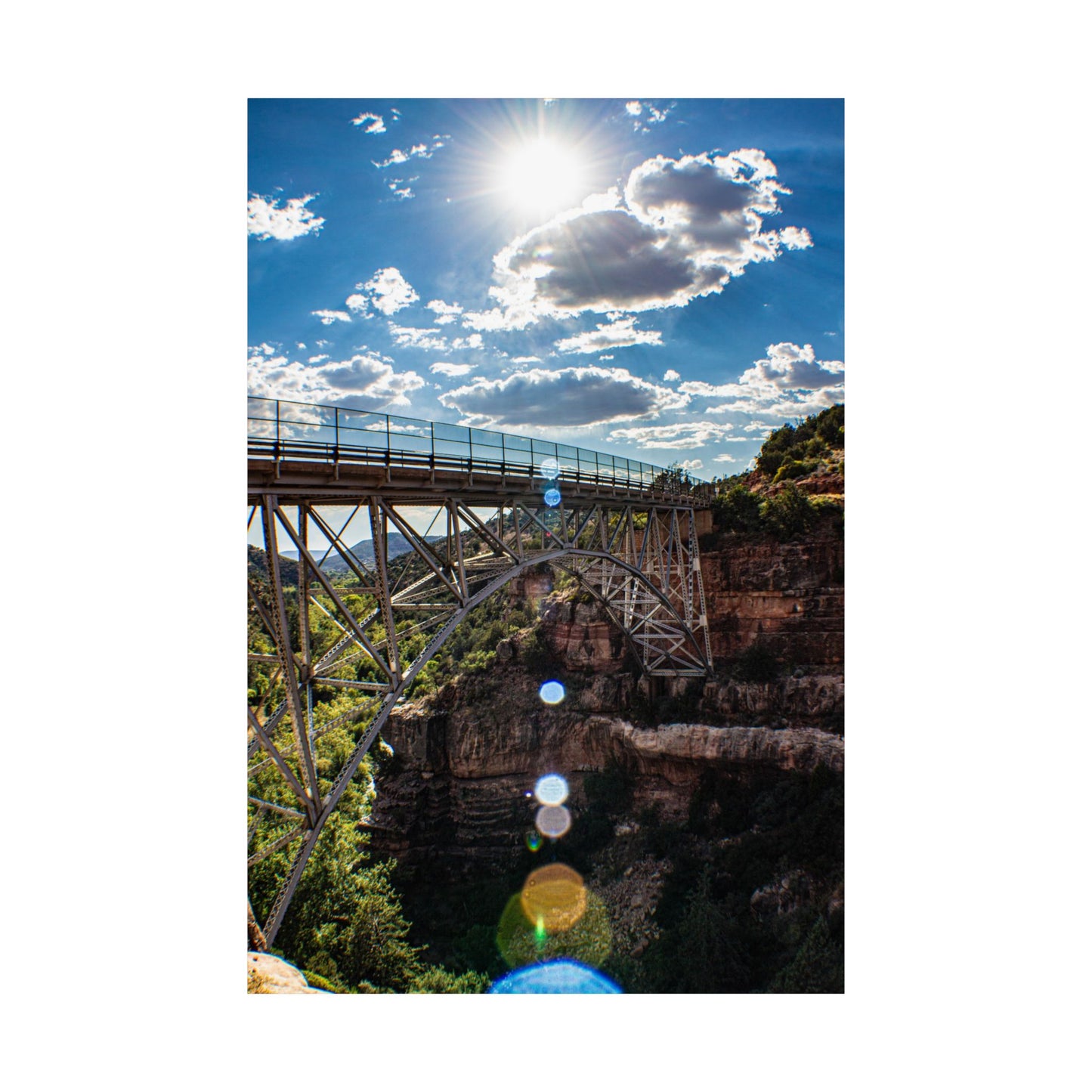 Vertical Poster - Sedona Bridge