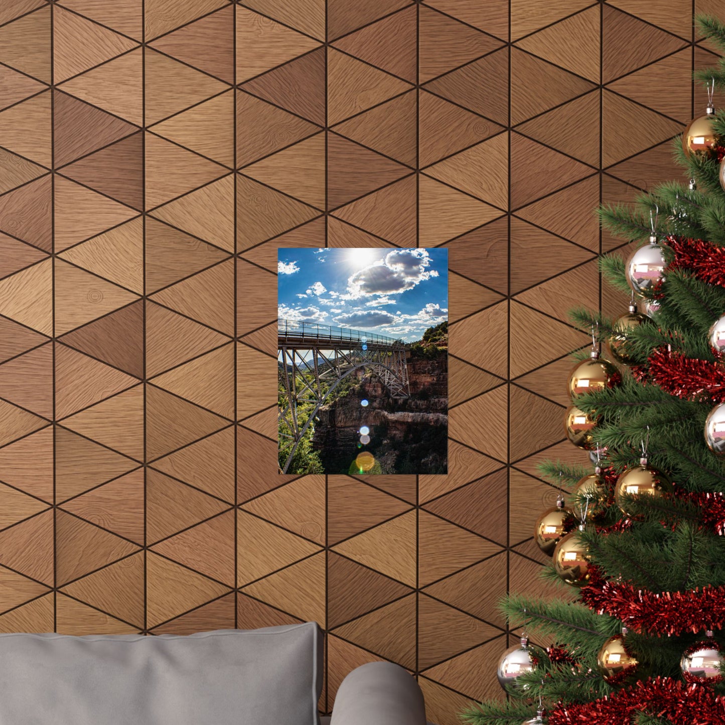 Vertical Poster - Sedona Bridge