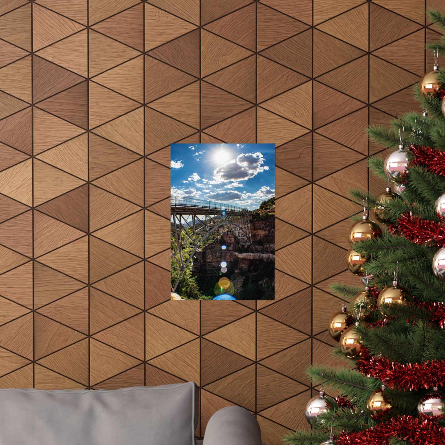 Vertical Poster - Sedona Bridge