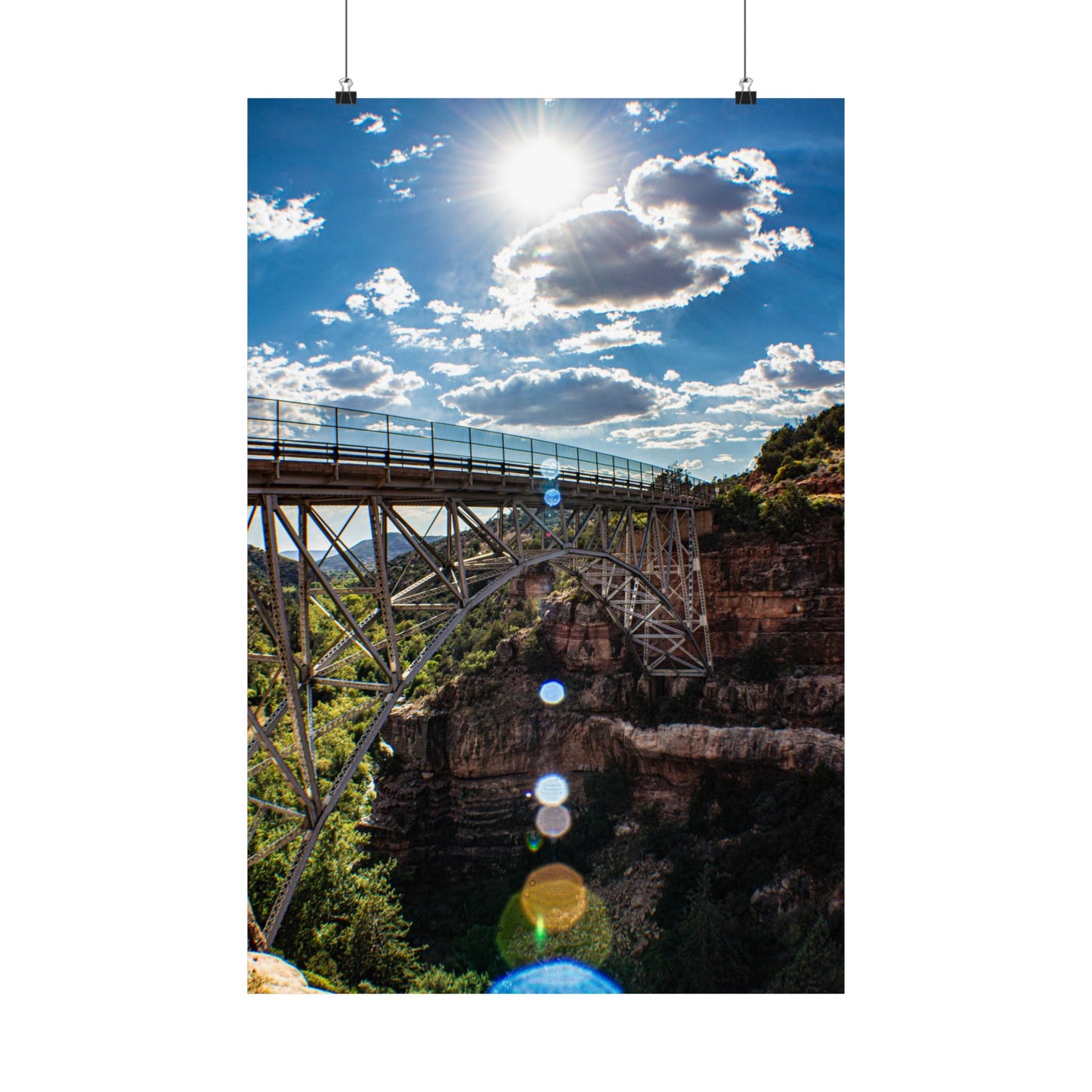 Vertical Poster - Sedona Bridge