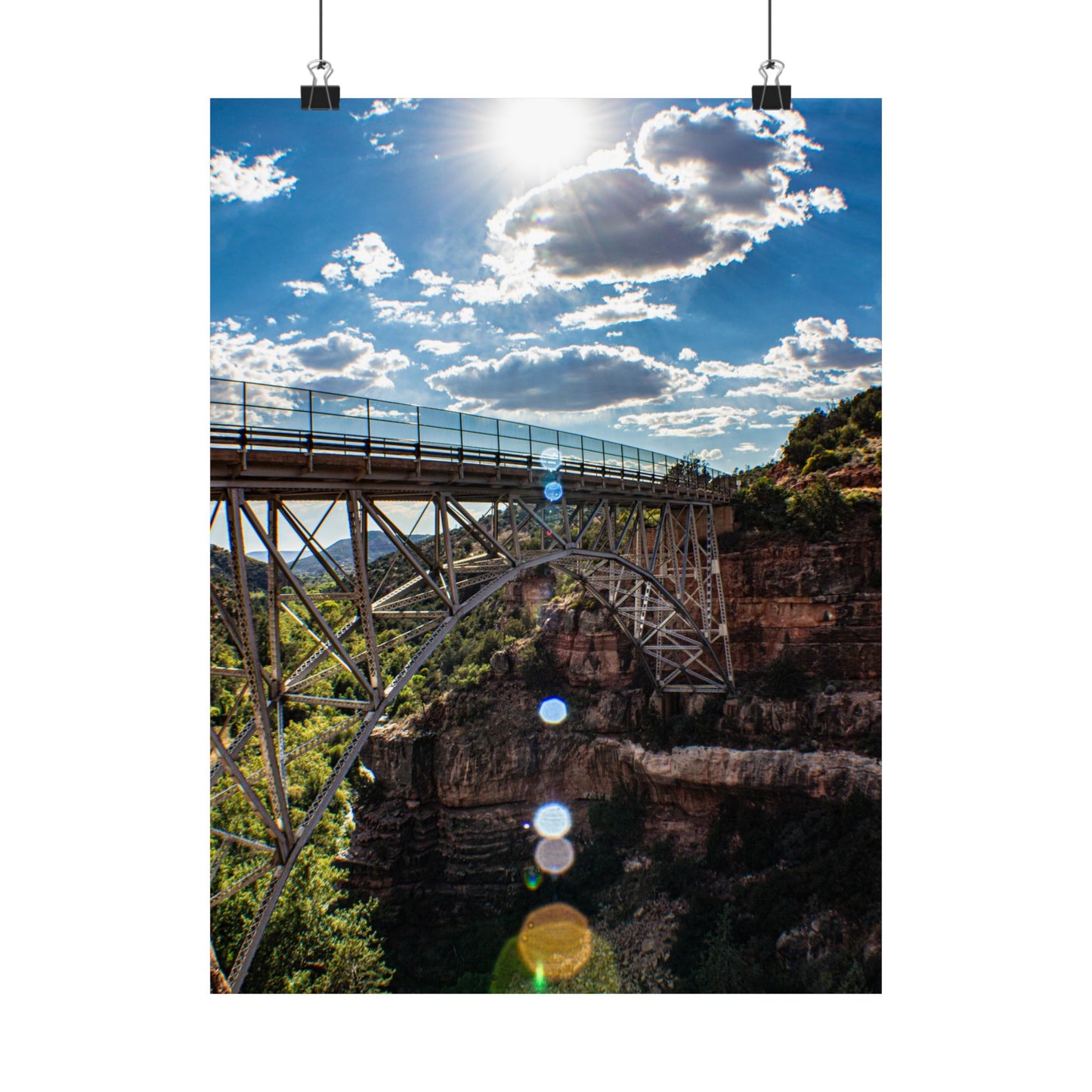 Vertical Poster - Sedona Bridge