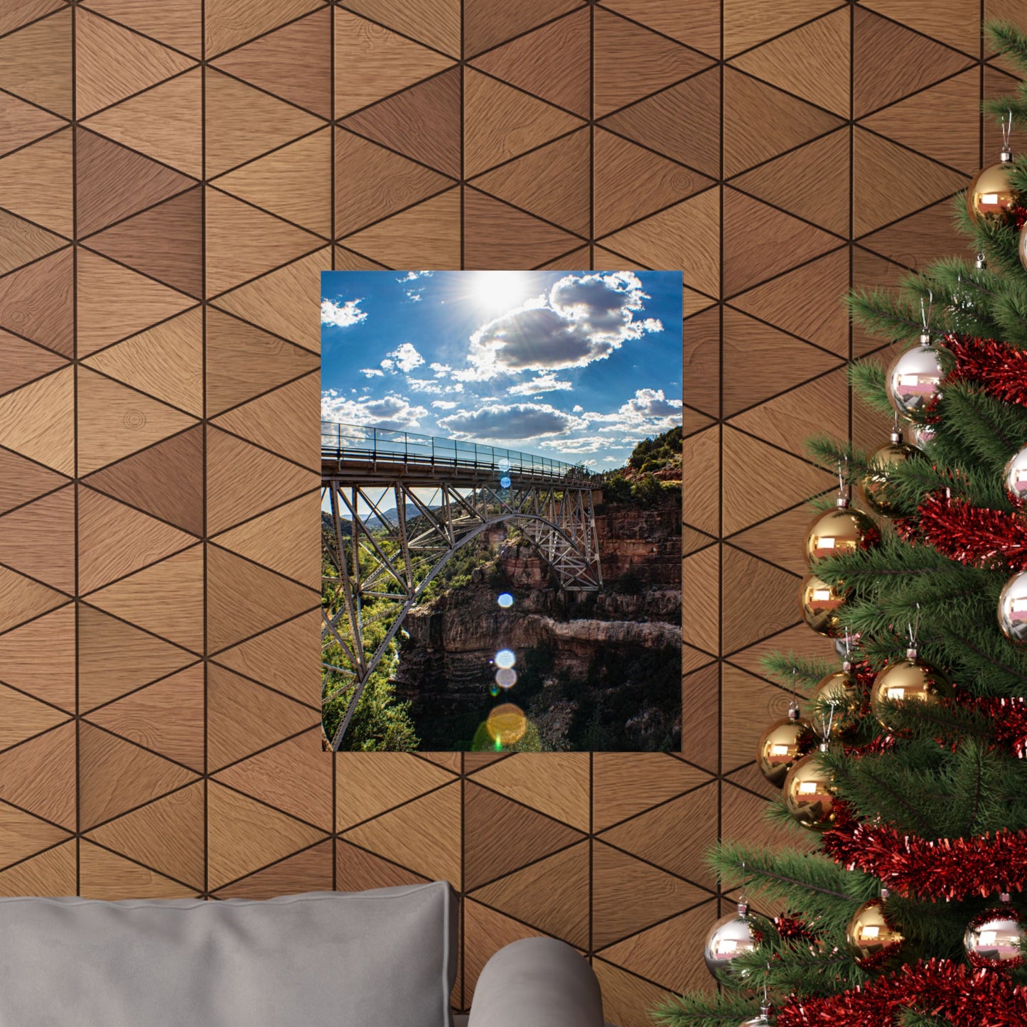 Vertical Poster - Sedona Bridge