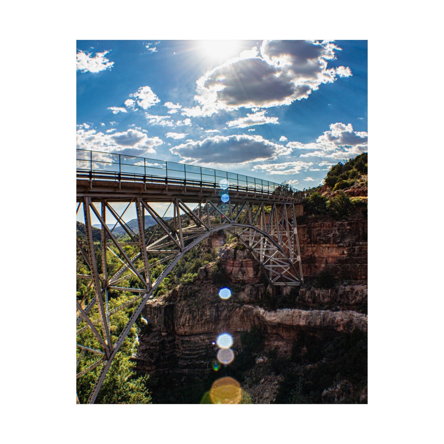 Vertical Poster - Sedona Bridge