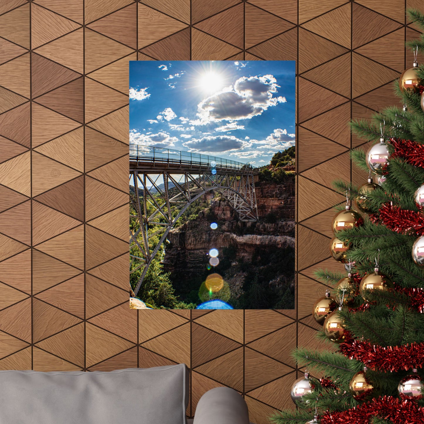 Vertical Poster - Sedona Bridge