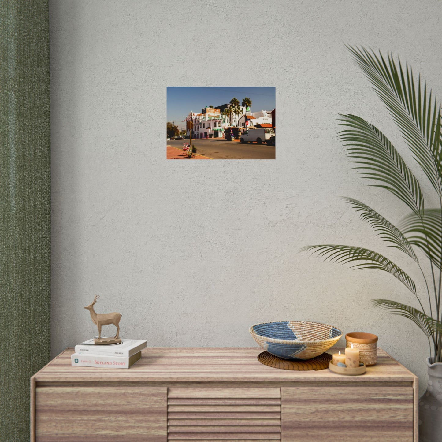 Vintage Beach Town Photo Poster — Ensenada Rolled Poster