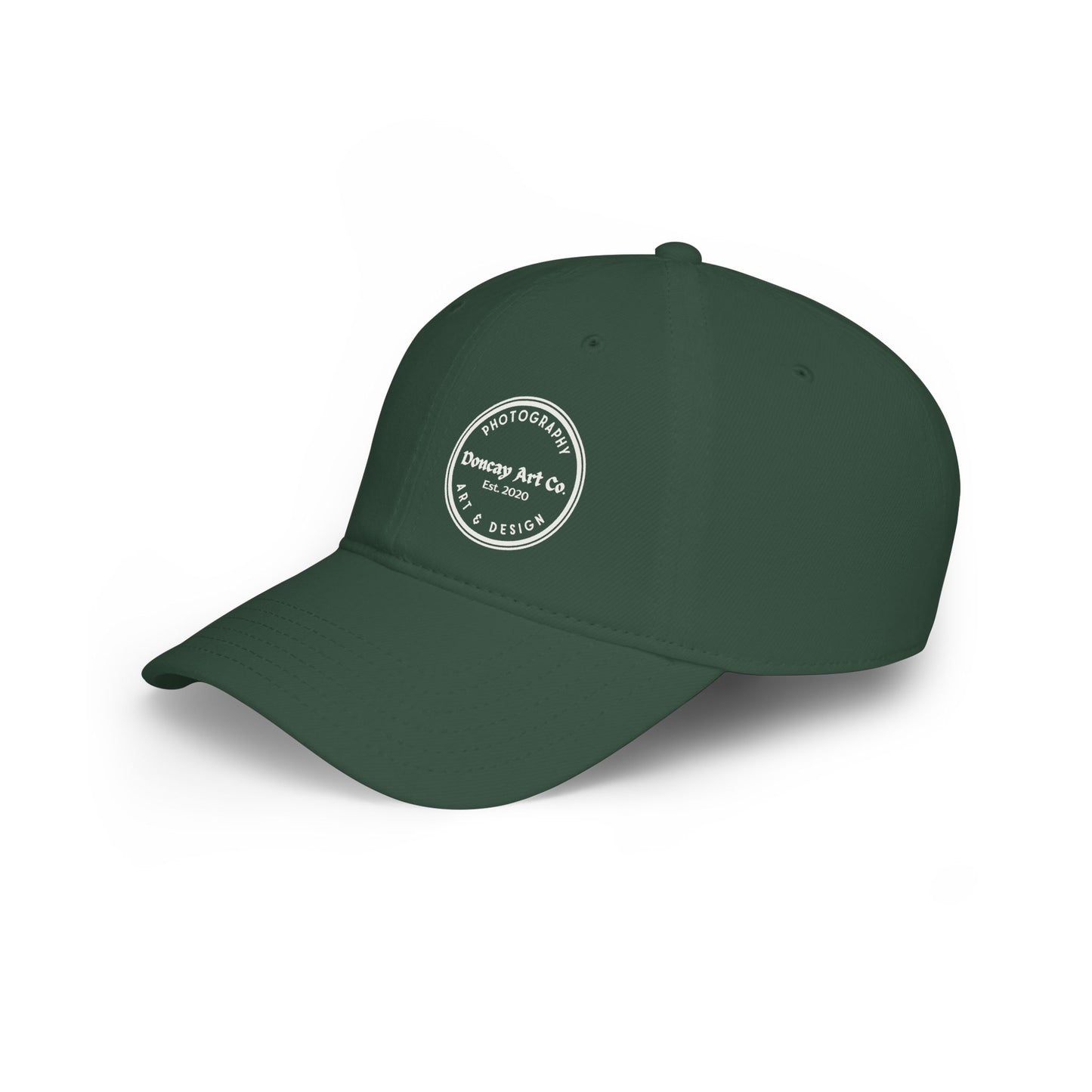 Low Profile Baseball Cap — Doncay Art Co. Round Logo Hat