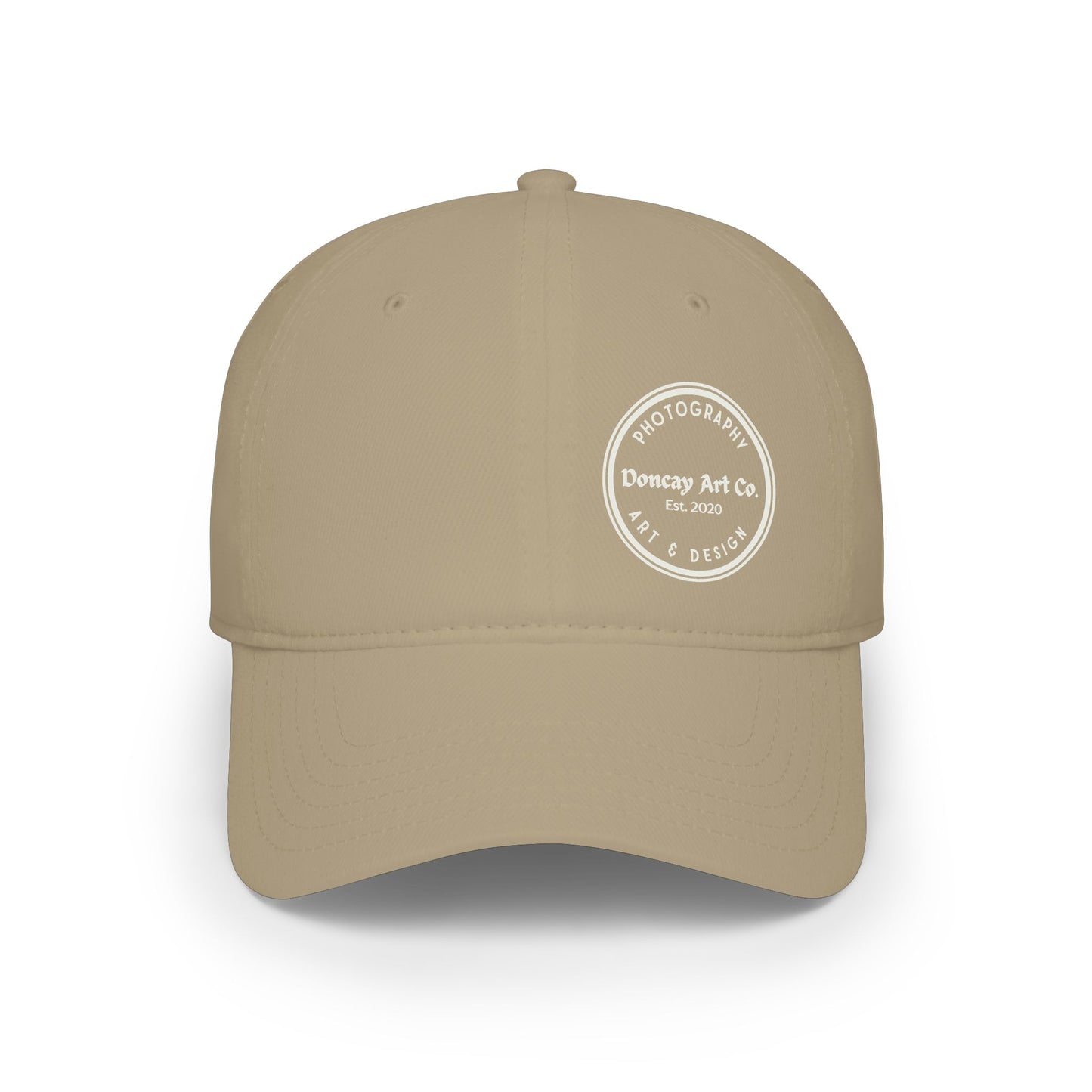 Low Profile Baseball Cap — Doncay Art Co. Round Logo Hat