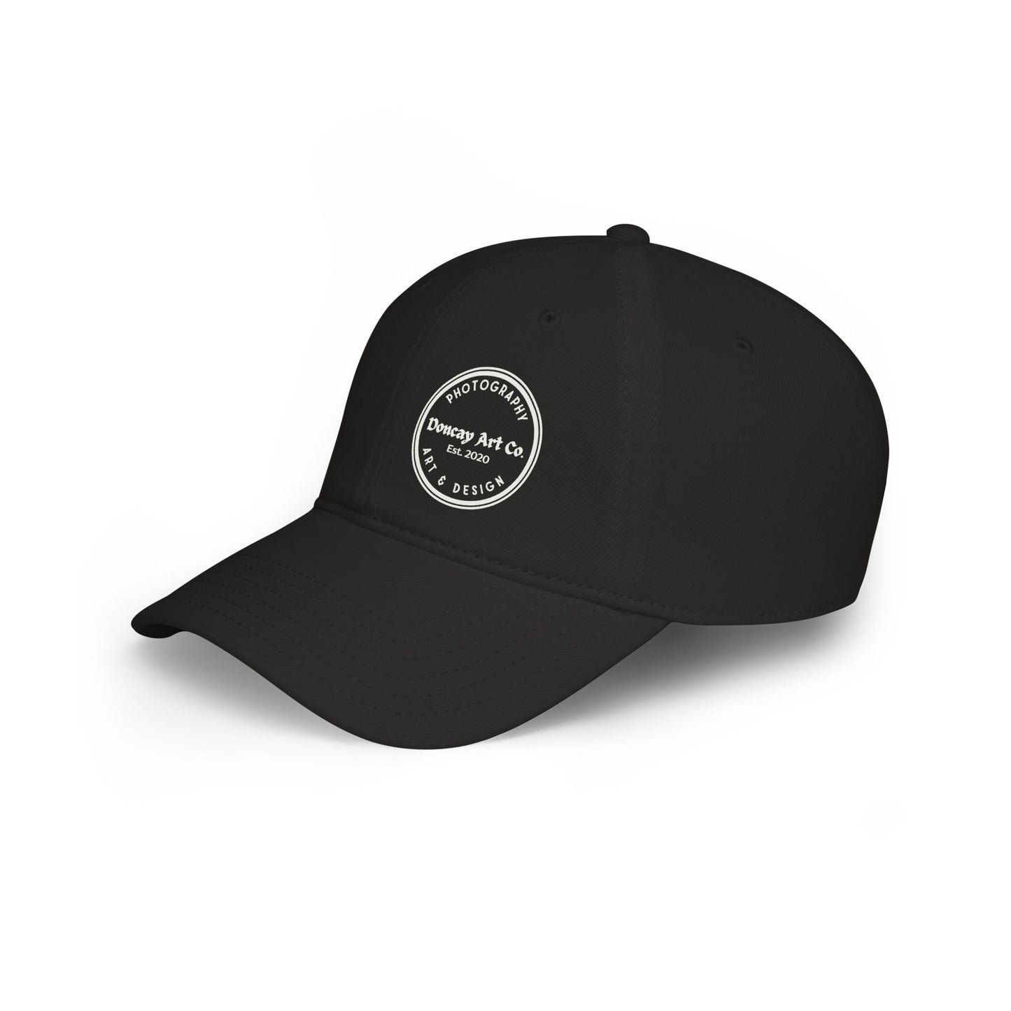 Low Profile Baseball Cap — Doncay Art Co. Round Logo Hat