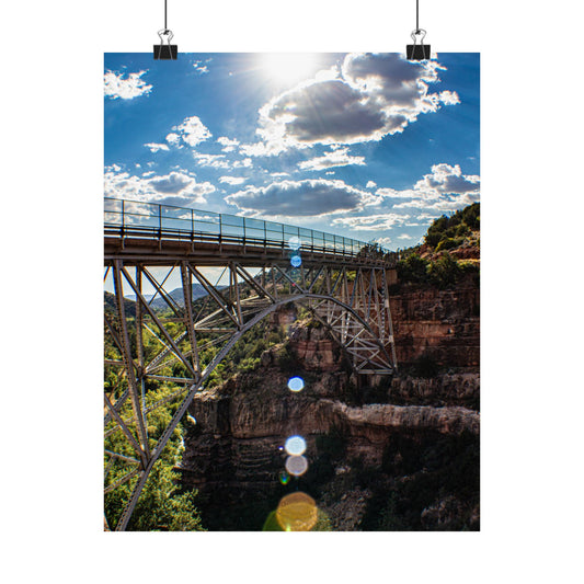 Vertical Poster - Sedona Bridge