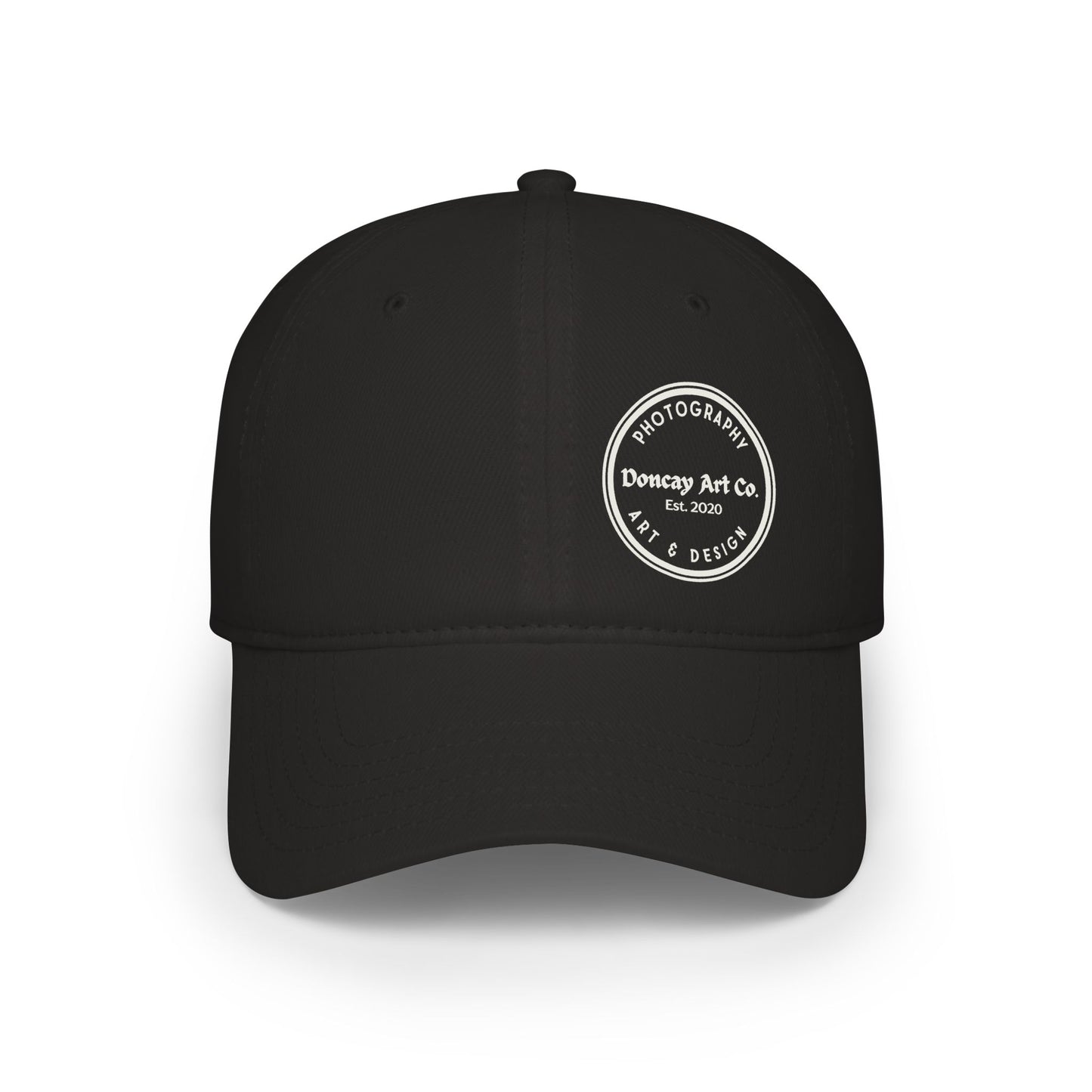 Low Profile Baseball Cap — Doncay Art Co. Round Logo Hat