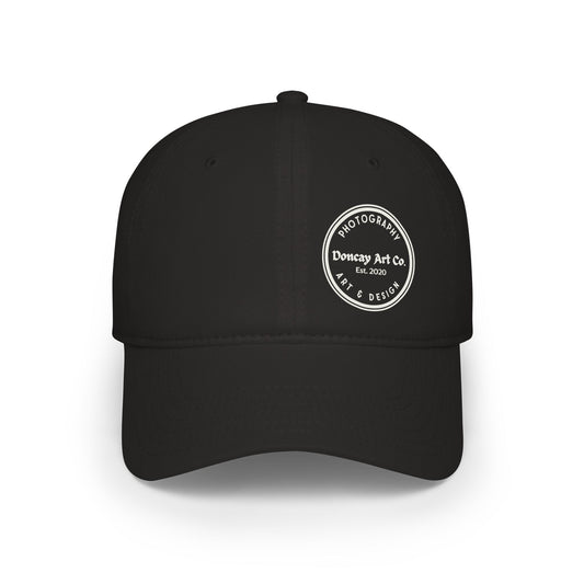 Low Profile Baseball Cap — Doncay Art Co. Round Logo Hat