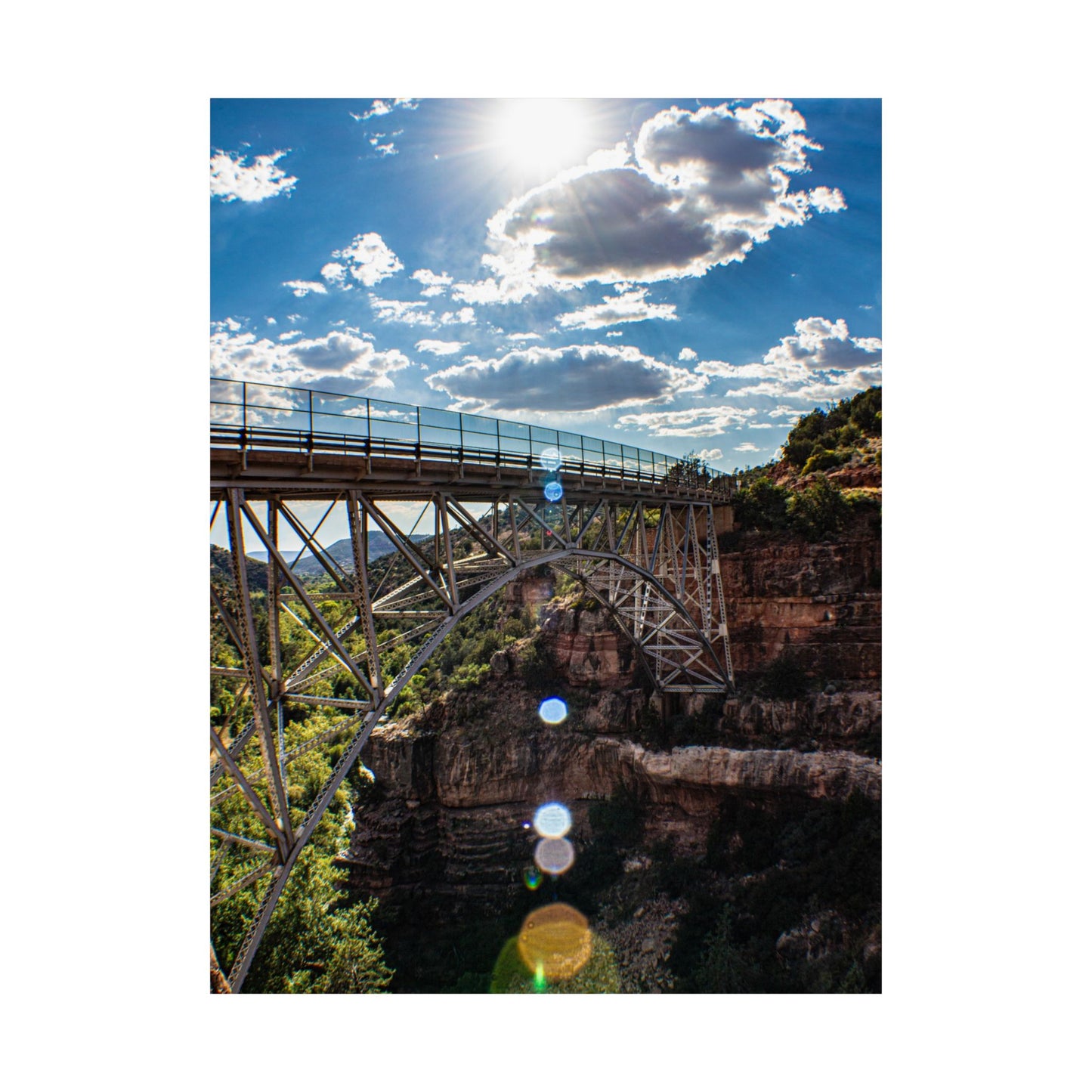Vertical Poster - Sedona Bridge