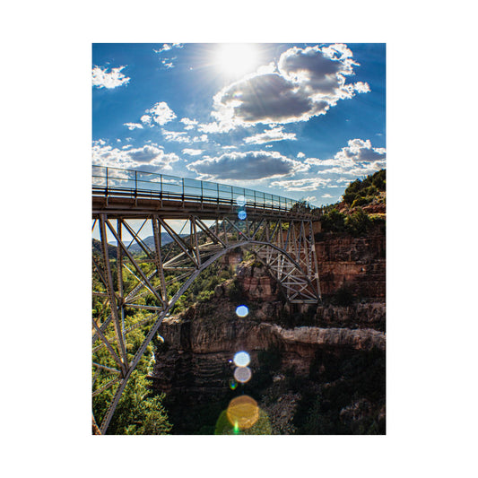 Vertical Poster - Sedona Bridge